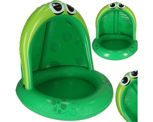 KIK Inflatable ponton with canopy żaba żabka 95cm