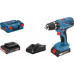 Bosch Professional Cordless screwdriver BOSCH Professional GSR 18V-21, complete with 2x 2.0 Ah, 18 V batteries and