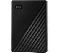 HDD WD WD My Passport WDBR9S0060BBK - Festplatte - verschlusselt - 6 TB - extern (tragbar) - USB 3.2 Gen 1 - 256-Bit-AES - Schwarz