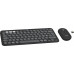 Logitech Logitech Pebble 2 Combo, Mini, RF Wireless + Bluetooth, Scissor key switch, QWERTY, Graphite, Mouse included