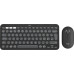 Logitech Logitech Pebble 2 Combo, Mini, RF Wireless + Bluetooth, Scissor key switch, QWERTY, Graphite, Mouse included