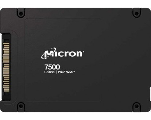 SSD  SSD Micron Micron 7500 PRO - SSD - Read Intensive - verschlusselt - 1.92 TB - intern - 2.5" (6.4 cm) - U.3 PCIe 4.0 (NVMe) - 256-Bit-AES, 3072-Bit-RSA, FIPS 140-3 Level 2, 208-Bit-RSA - TCG Opal Encryption 2.01