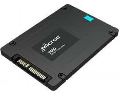 SSD  SSD Micron SSD Micron 7400 PRO 7.68TB U.3 (15mm) NVMe Gen4 MTFDKCC7T6TDZ-1AZ1ZABYY (DWPD 1) Tray