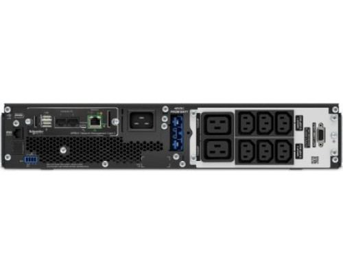 UPS APC USV (in Rack montierbar/extern) - Wechselstrom 220/230/240 V - 1980 Watt - 2200 VA - 12 Ah - Ethernet, USB, serial - Ausgangsanschlusse: 8 - 2U - Ohne LitiumIon external Batteriepack