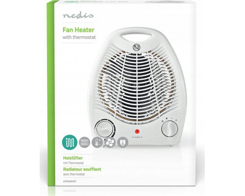 Nedis Nedis HTFA13CWT grzejnik Wewnętrzna White 2000 W Wentylator elektryczny ogrzewacza pomieszczeń