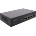 Switch InLine InLine® PoE+ Gigabit Network Switch 5 Port (4x PoE+), 1xSFP, 1Gb/s, desktop, metal, without fan