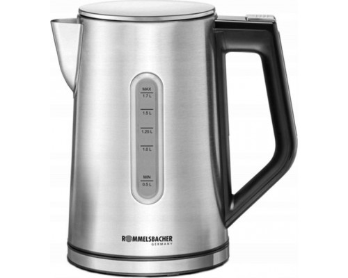 Rommelsbacher Rommelsbacher Sunny WK 3000 kettle (stainless steel/black, 3,000 watts, 1.7 liters)