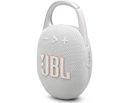 JBL JBL Clip 5 - głośnik portable bluetooth white - Gwarancja bezpieczeństwa. Proste raty. Bezpłatna wysyłka od 170 zł.