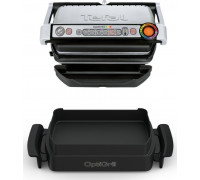 Tefal Tefal Optigrill + Snacking & Baking GC714D, contact grill (silver/black, 2000 watts)