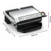 Tefal Tefal Optigrill + Snacking & Baking GC714D, contact grill (silver/black, 2000 watts)