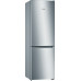 Bosch Bosch | Šaldytuvas | KGN36NLEA | Energy efficiency class E | Free standing | Combi | Height 186 cm | No Frost system | Šaldytuvas net capacity 216 L | Šaldiklis net capacity 89 L | 42 dB | Nerūdijantis plienas