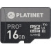 SD  Platinet Pro3 MicroSDHC 16 GB Class 10 UHS-III/U3 V30 (PMMSD16UIII)