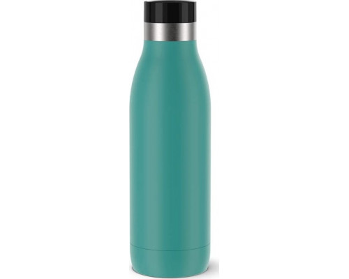 Emsa Emsa Bludrop Color insulated drinking bottle 0.7 liters, thermos bottle (petrol, stainless steel)