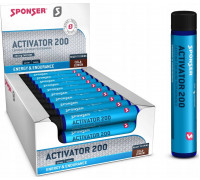 Sponser Kofeīns ar taurīnu SPONSER ACTIVATOR 200 Cola-Citrons ampulās (30 amp. x 25ml) (NEW)