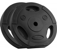 Rebel Bitumena slodžu komplekts 2x15kg, caurums 31mm, disks ar rokturi, REBEL ACTIVE