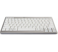 BakkerElkhuizen BakkerElkhuizen UltraBoard 950 Wireless klawiatura RF Wireless QWERTY US English Szary, Biały