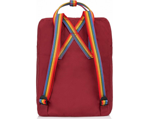 Fjallraven Plecak Fjallraven Kanken Ox Red-Rainbow Pattern F23620-326-907