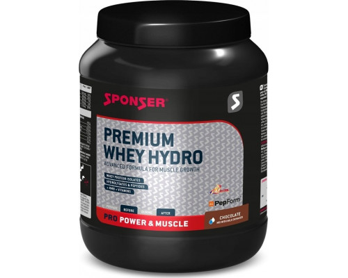 Sponser PREMIUM WHEY HYDRO Šokolādes 850g (NEW)