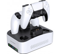 Station forkująca Graugear Graugear G-3506-CG-4TB Festplattengehuse + Ladestation