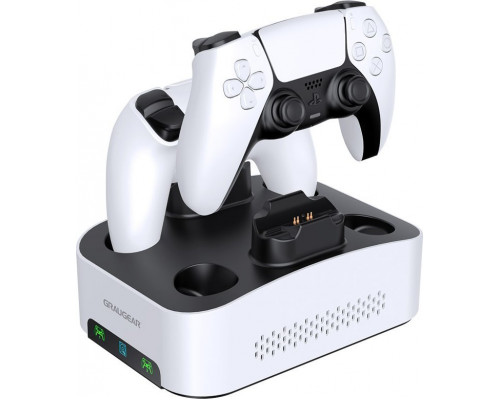 Station forkująca Graugear Graugear G-3506-CG-4TB Festplattengehuse + Ladestation