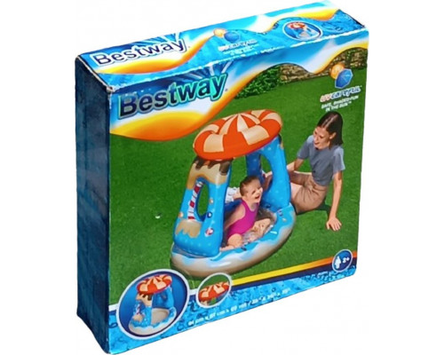 SunClub Inflatable  with canopy Bestway 91x91x89cm 26L