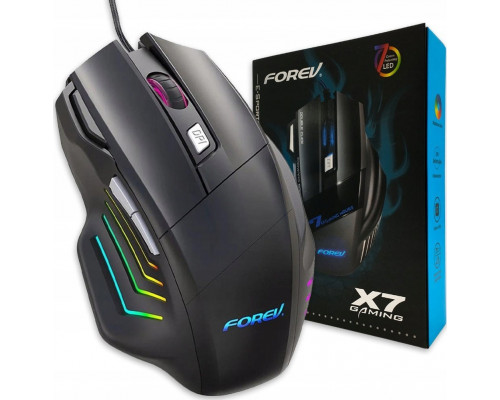 . FOREV MYSZ PRZEWODOWA PODSWIETLANA GAMING FV-X7