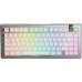 Glorious Glorious GMMK 3 Pro Wireless 75 % Custom Gaming-Tastatur - Pre-Built, ANSI (US), Fox Switches, silber
