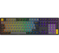 Akko AKKO Black & Gold 5108B Plus Wireless Gaming-Tastatur, RGB, - V3 Cream Blue Pro Switch, schwarz, ISO (DE)