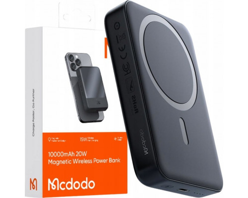 Mcdodo Power Bank Magnetyczny Mcdodo MC-4261 10000mAh, 20W (black)