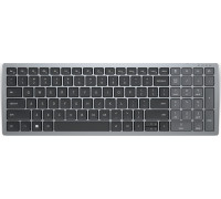 Dell DELL KB740 klawiatura Biuro RF Wireless + Bluetooth QWERTY Skandynawia Szary, Czarny