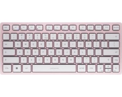 Cherry CHERRY KW 7100 MINI BT klawiatura Bluetooth QWERTY Angielski Różowy