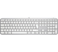 Logitech Logitech MX Keys S klawiatura Uniwersalne RF Wireless + Bluetooth QWERTZ Swiss Aluminium, Biały