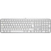 Logitech Logitech MX Keys S klawiatura Uniwersalne RF Wireless + Bluetooth QWERTZ Swiss Aluminium, Biały