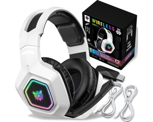 Onikuma ONIKUMA B100 gaming nauszne BT : Kolor - biały