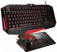 Spirit of gamer "Gaming Pack 3 in 1 Keyboard + Mouse + Pad Black"