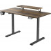 Gaming galds Ultradesk Gaming galds, elektycznie regulowany, 120X60 cm, 72-117 cm, HIGHLANDER BROWN, brązowy, ULTRADESK