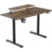Gaming galds Ultradesk Gaming galds, elektycznie regulowany, 120X60 cm, 72-117 cm, HIGHLANDER BROWN, brązowy, ULTRADESK