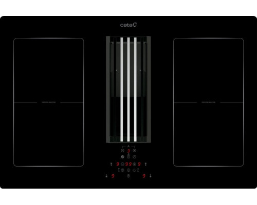 Cata Black | Touch | 4 | CATA | IAS 770 | Induction hob with built-in hood