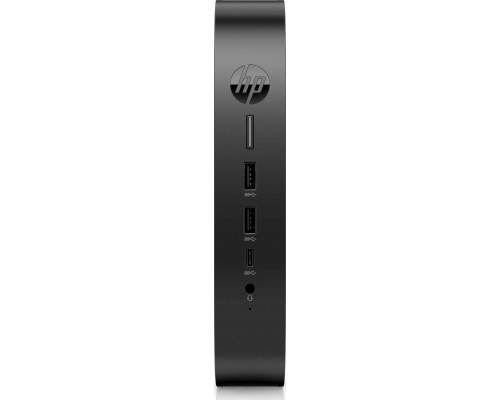 Komputer HP HP Elite t655 - Thin Client - SFF - 1 x Ryzen Embedded R2314 / 2.1 GHz - RAM 8 GB - Flash 64 GB - eMMC - Radeon Graphics - 1GbE - Win 10 IoT Enterprise - Monitor: keiner - Tastatur: Franzosisch