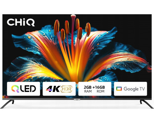 CHiQ Chiq U50QM8V 50" 127cm 16:9 UHD QLED Google TV bk