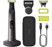 Philips Philips OneBlade Pro Face and Body QP6652/61, 20-length precision comb, Wet and Dry use, LED digital display