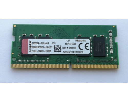 Origins Origin Storage 8GB DDR4 2666MHz SODIMM 2Rx8 Non-ECC 1.2V, 8 GB, 1 x 8 GB, DDR4, 2666 MHz, 260-pin SO-DIMM