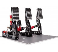 Simagic P2000 Hydraulic 3-Pedal Set, 100KG Loadcell - Crimson Edition