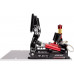 Simagic P2000 Hydraulic 3-Pedal Set, 100KG Loadcell - Crimson Edition