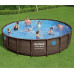 Bestway Swimming pool Power Steel with accessories, 549x122 cm Lumarko!