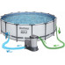 Bestway Swimming pool Power Steel, circle, 488x122 cm Lumarko!