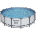 Bestway Swimming pool Power Steel, circle, 488x122 cm Lumarko!