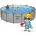 Bestway Swimming pool Power Steel, circle, 488x122 cm Lumarko!