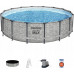 Bestway Swimming pool Power Steel, circle, 488x122 cm Lumarko!