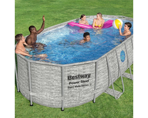 Bestway Swimming pool Power Steel Swim Vista Series, 549x274x122 cm Lumarko!